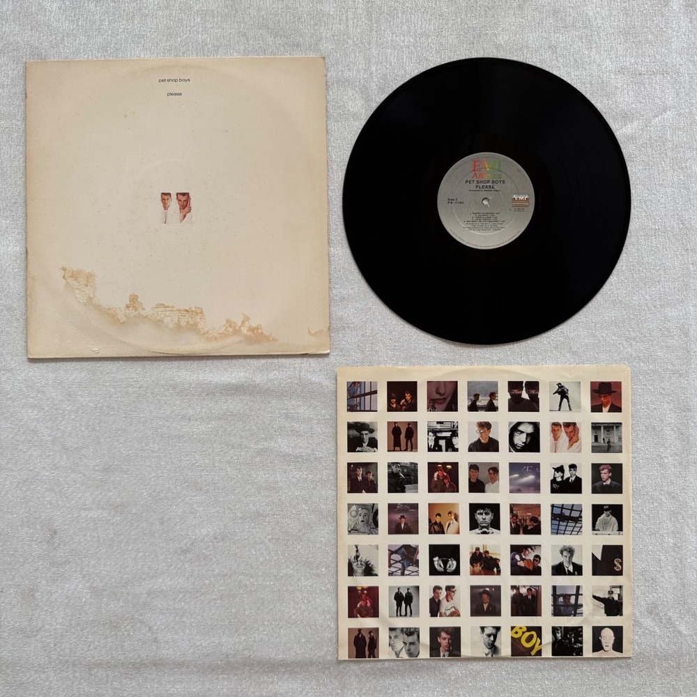 Pet Shop Boys Please Vinyl LP 1986 EMI America PW-17193 w/ Inner Sleeve